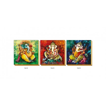 Wooden 3 Pis Set(14x14)  (T-1103)